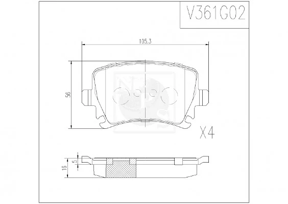 Sapatas do freio traseiras de disco Seat Exeo preço, a partir de 21,18 USD