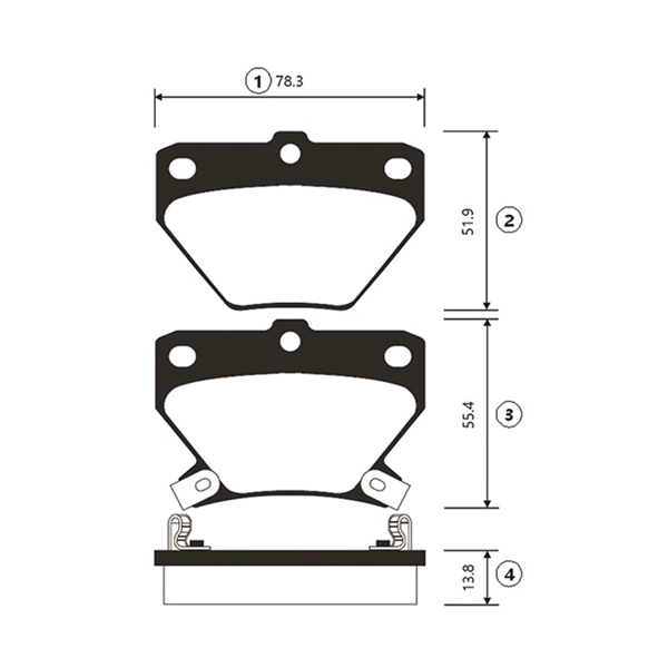 GK1056 CTR Колодки тормозные дисковые комплект