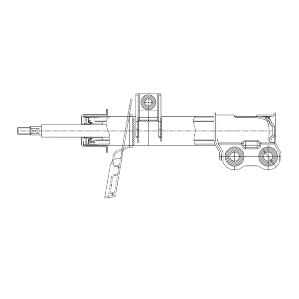 EX546612T232 Mando Амортизатор передней подвески правый