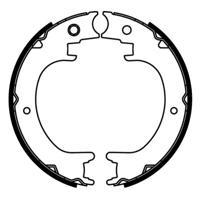 C07014ABE ABE Тормозные колодки ручника