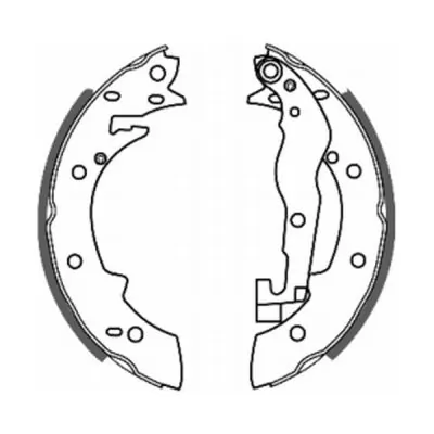 Sapatas do freio traseiras de tambor Renault Espace 1 J11