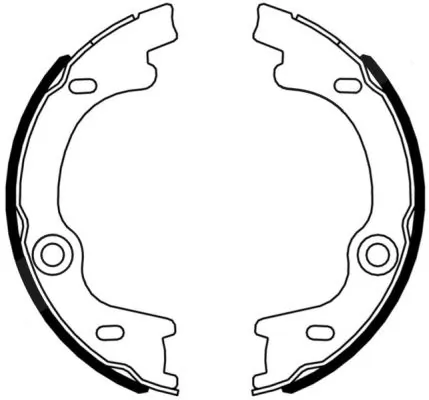 C00333ABE ABE Тормозные колодки ручника