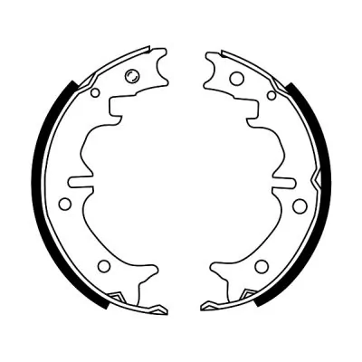 Тормозные колодки стояночного тормоза ABE C02081ABE цена, от 17.58 USD