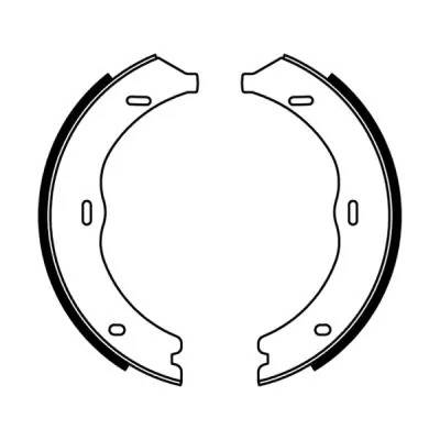 Тормозные колодки стояночного тормоза ABE CRM008ABE цена, от 17.74 USD