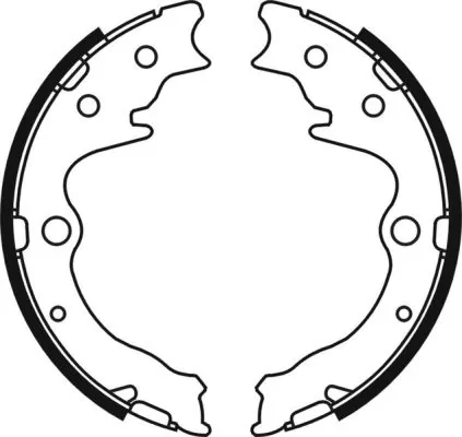 C03050ABE ABE Барабанные тормозные колодки