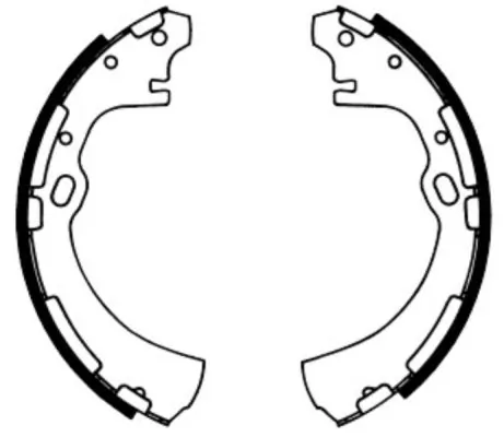 C01038ABE ABE Барабанные тормозные колодки