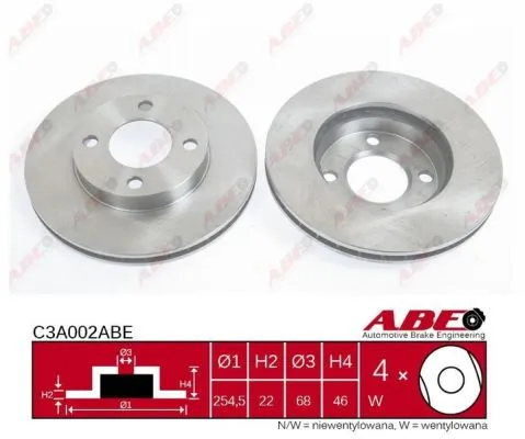 Тормоз дисковый передний Cifam 800061 цена, от 27.59 USD