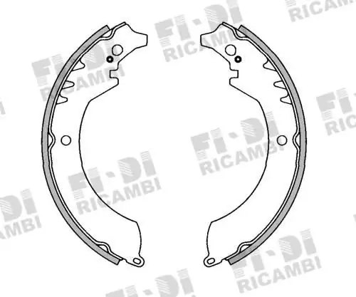 Задние барабанные колодки 0449587602000 Daihatsu