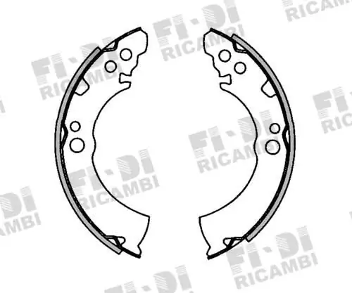 Купить C01003JC Japan Cars Задние барабанные тормозные колодки