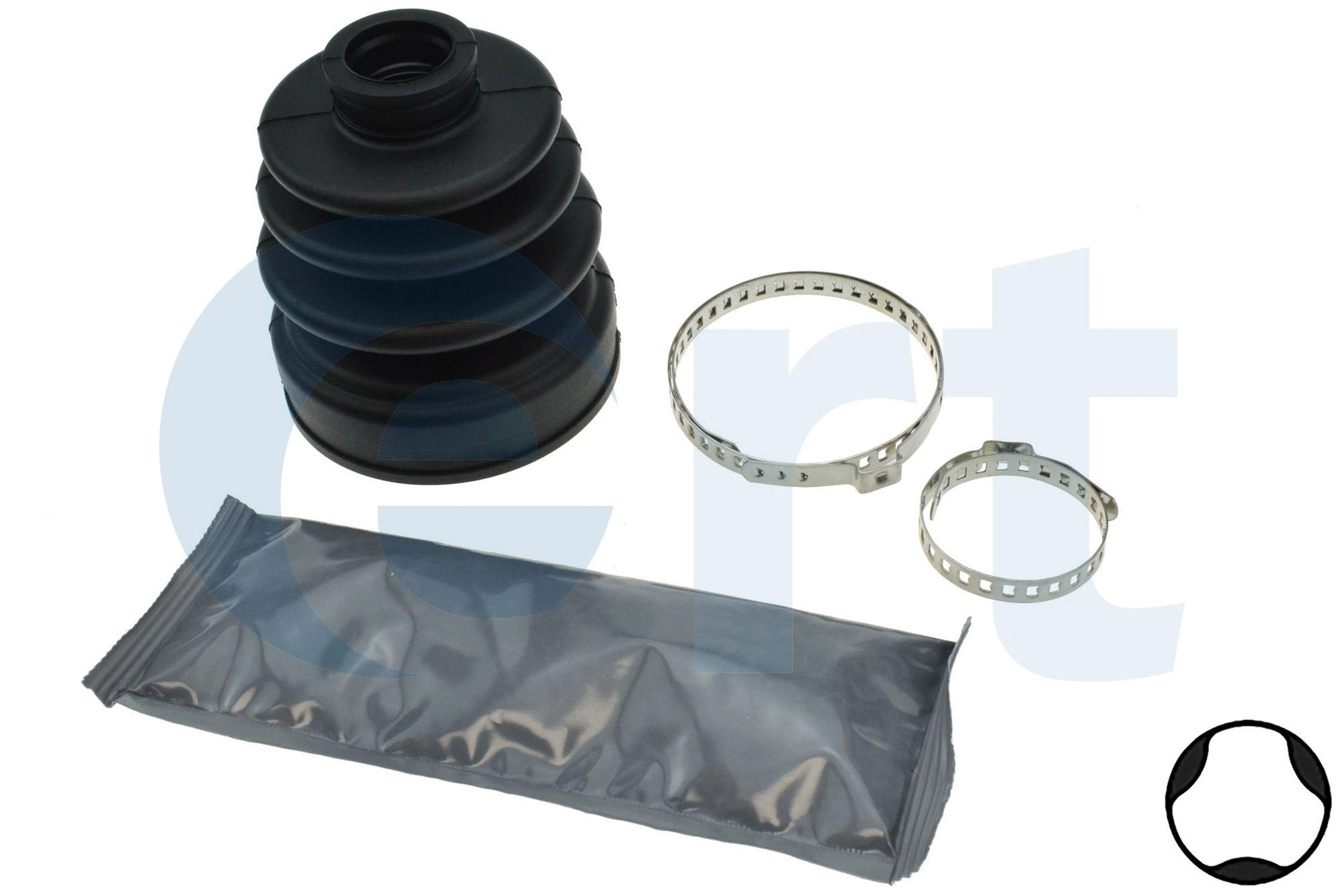 Bota de proteção interna de junta homocinética do semieixo dianteiro Subaru Impreza 2 GD, GG