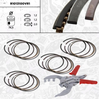 Кольца поршневые STD на 1 цилиндр NE/NPR 120050005400 цена, от 15.28 USD