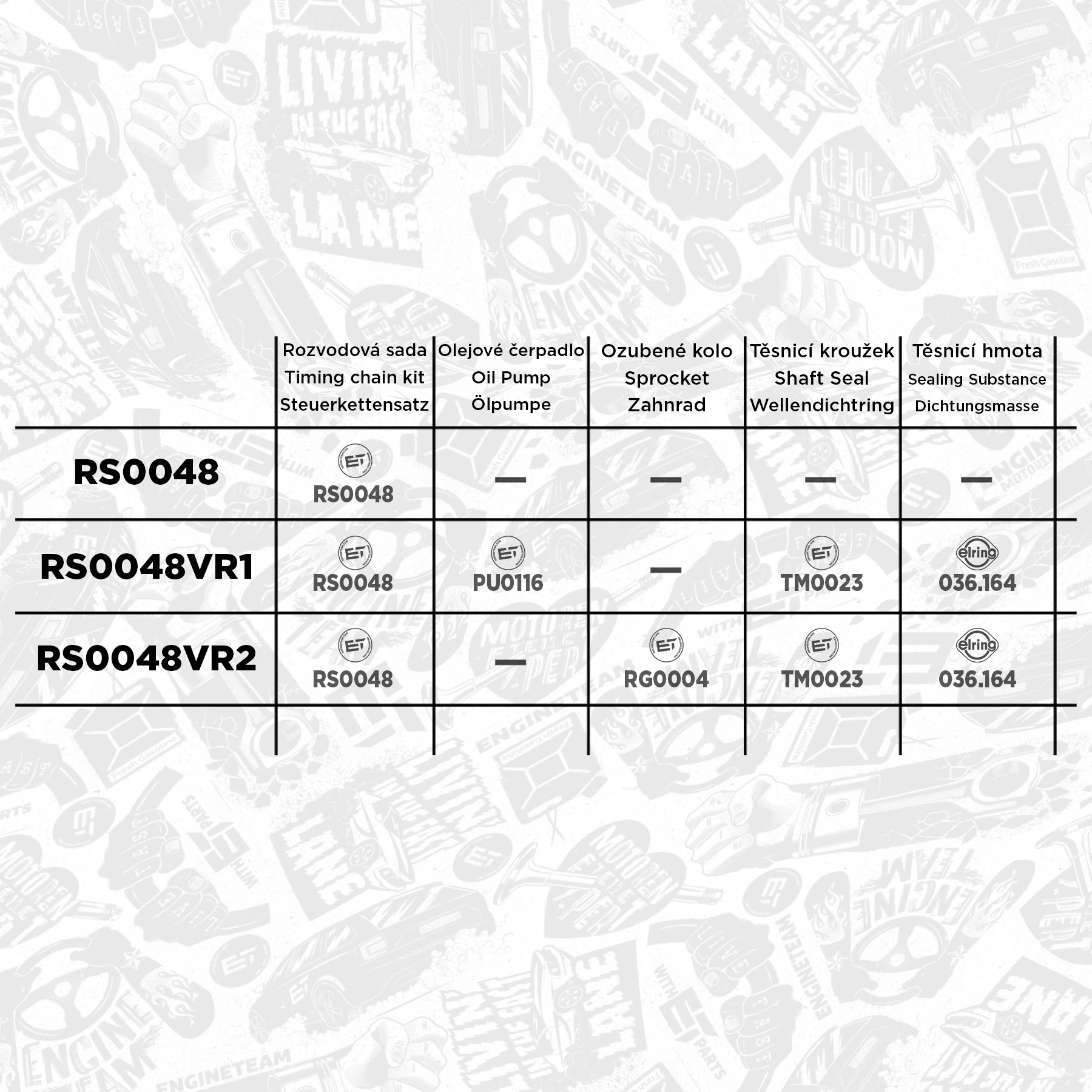 Цепь масляного насоса 5007856 Borg-Warner