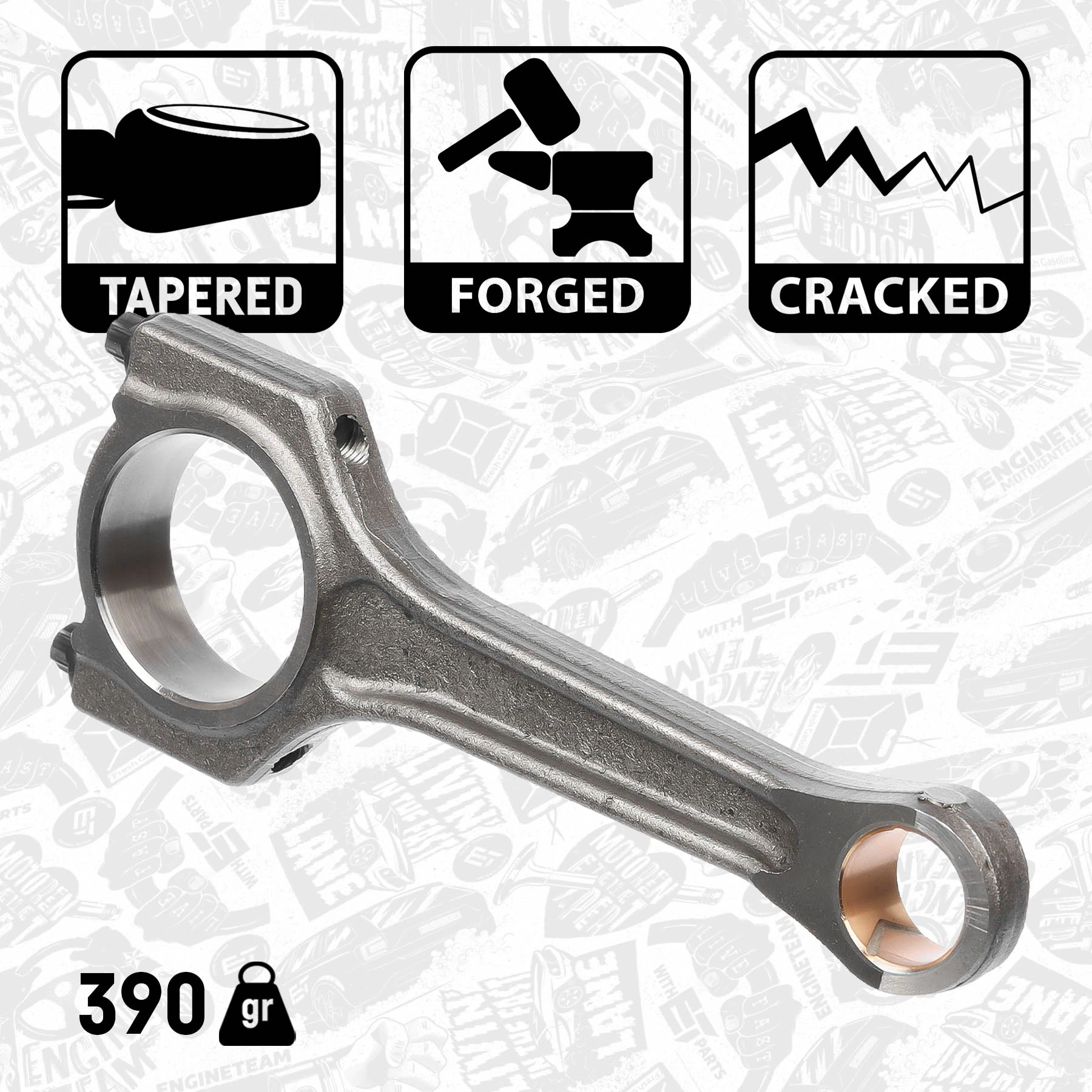 Шатун поршня ДВС Kolbenschmidt 50009248 цена, от 49.46 USD