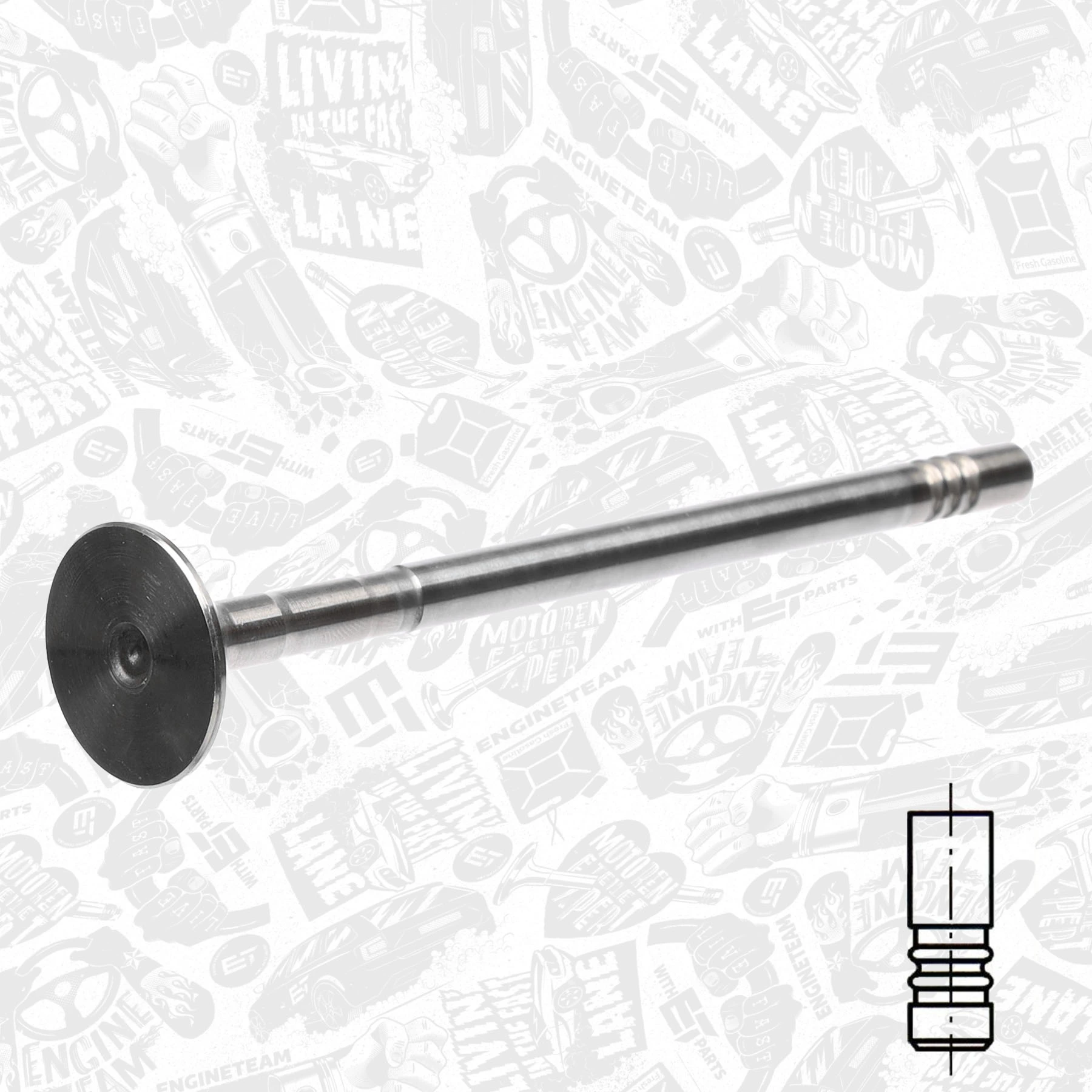 Выпускной клапан двигателя Gieffe 3224BMNT цена, от 7.06 USD