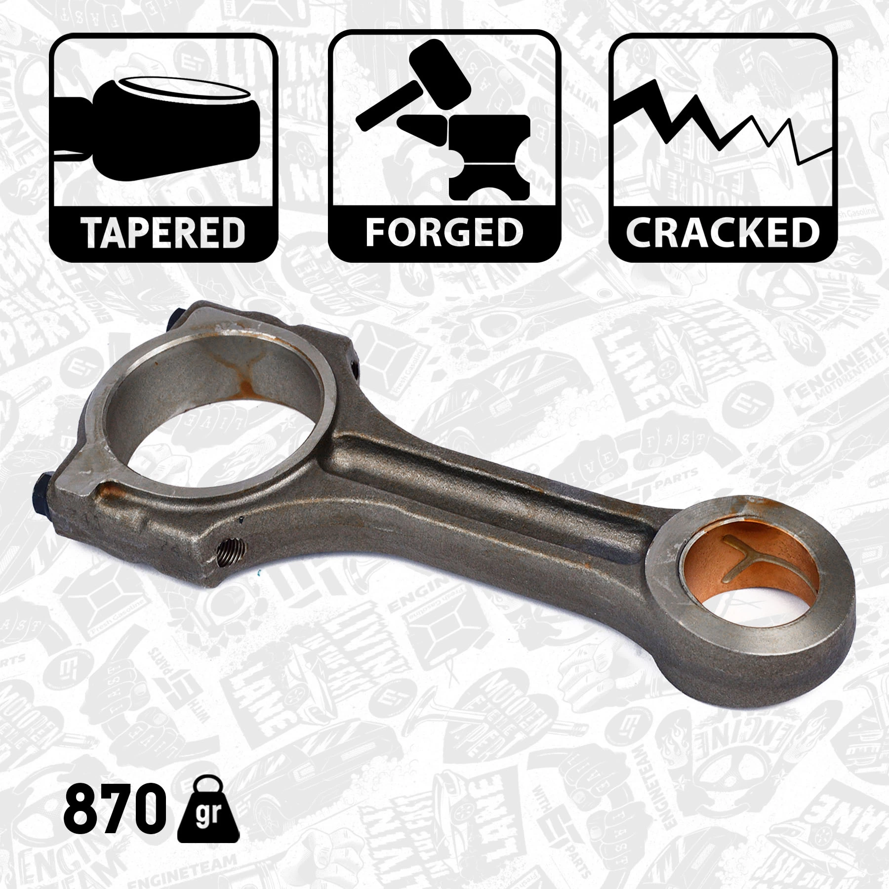 Шатун поршня двигателя 93196307 General Motors
