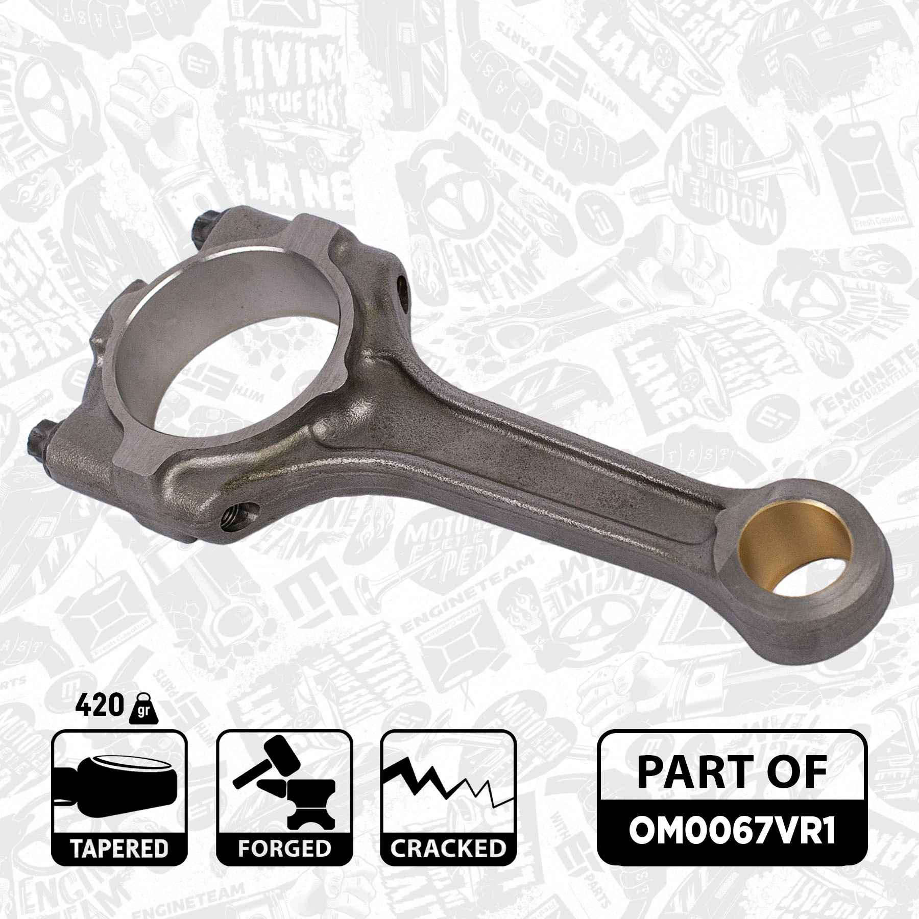 Шатун поршня двигателя 55568465 Peugeot/Citroen