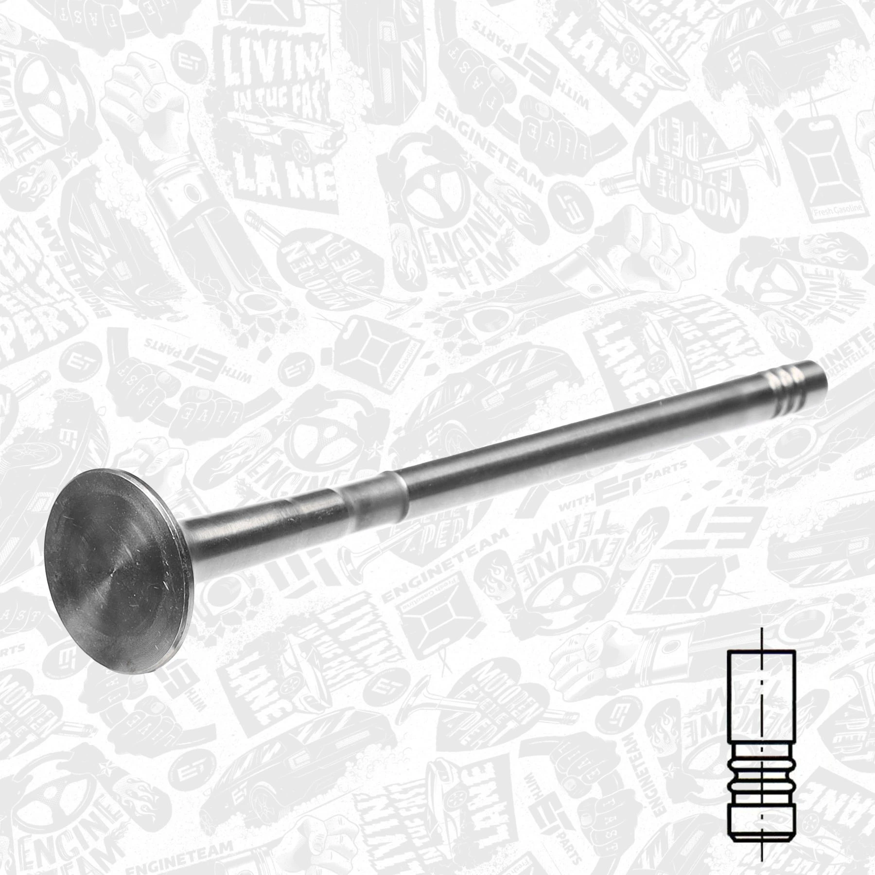 Válvula de escape Fiat Siena 178