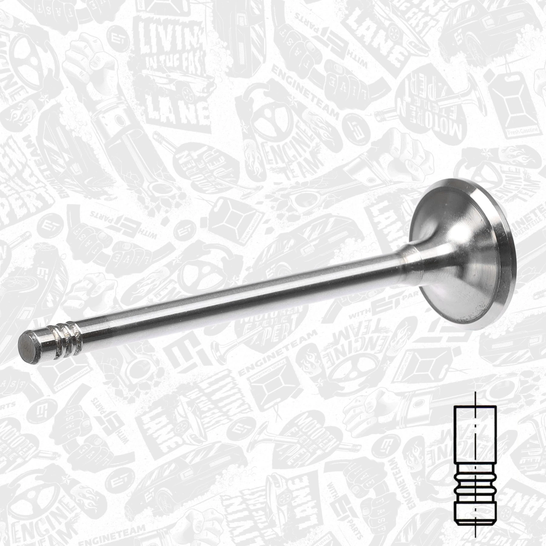 Купить MN982142 Mitsubishi Впускной клапан