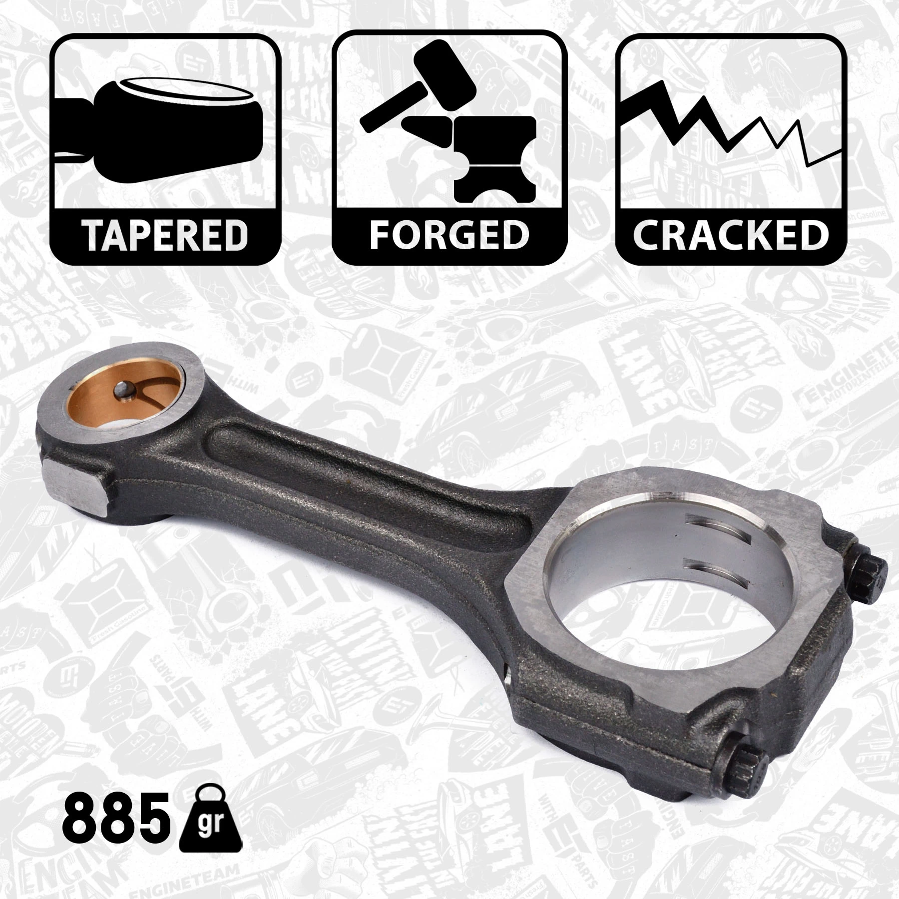 Шатун поршня ДВС BMY BMY0602 цена, от 70.30 USD