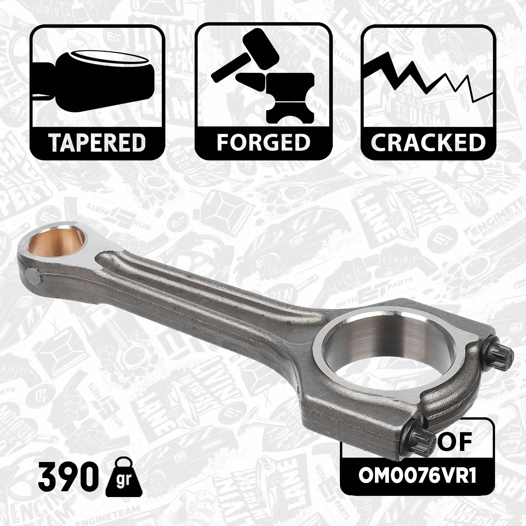 Шатун поршня двигателя 50009248 Kolbenschmidt