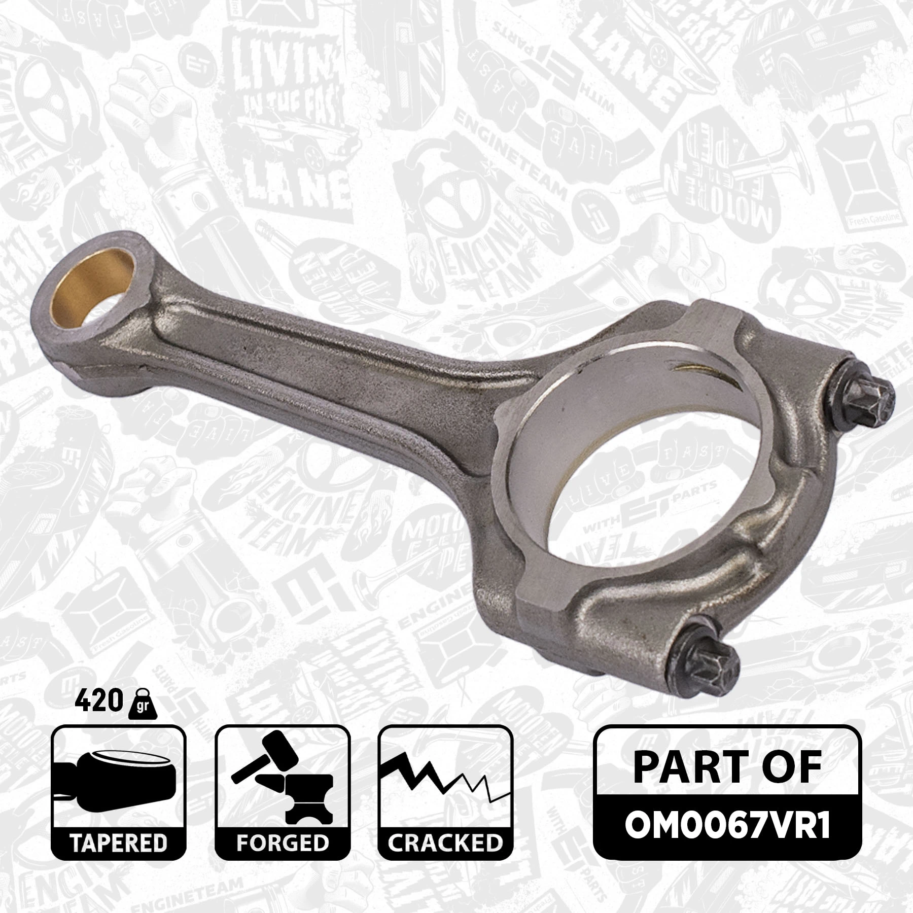 Купить 55568465 Peugeot/Citroen Шатун поршня двигателя