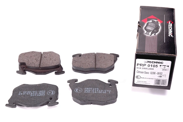 Sapatas do freio traseiras de disco Peugeot 206 2A/C