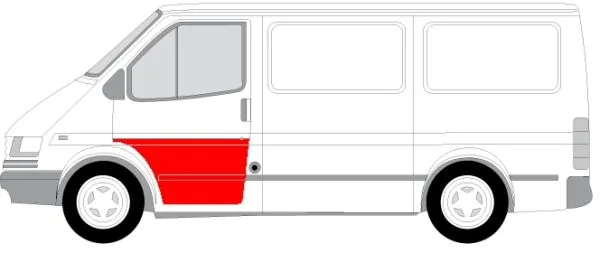 Porta dianteira esquerda Ford Transit 4 E