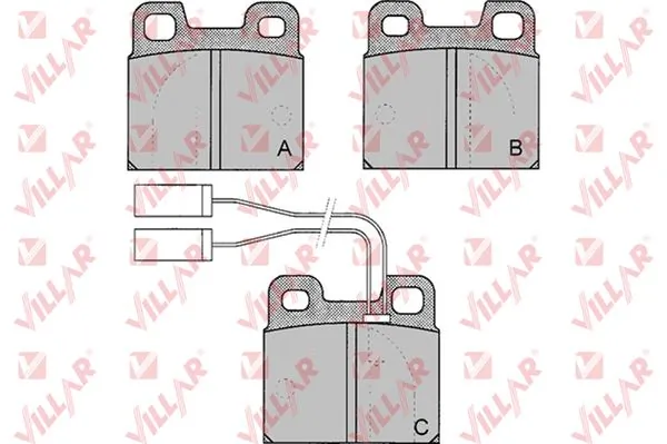 Sapatas do freio traseiras de disco Alfa Romeo Giulietta  116
