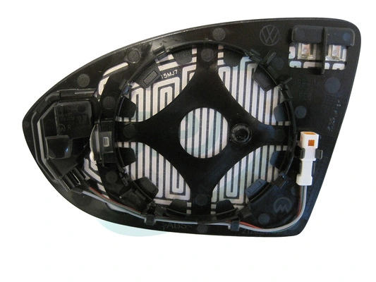 Elemento espelhado do espelho de retrovisão esquerdo Volkswagen Touran 3 5T1