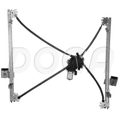 Mecanismo de acionamento de vidro da porta dianteira direita Chrysler Voyager 3 RG, RS