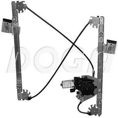 Mecanismo de acionamento de vidro da porta dianteira direita Jaguar S-type CCX