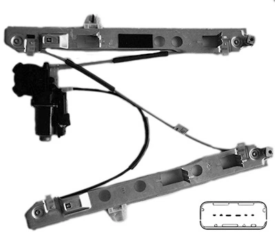 Стеклоподъемник передней правой двери Kraft 8205103 цена, от 42.28 USD