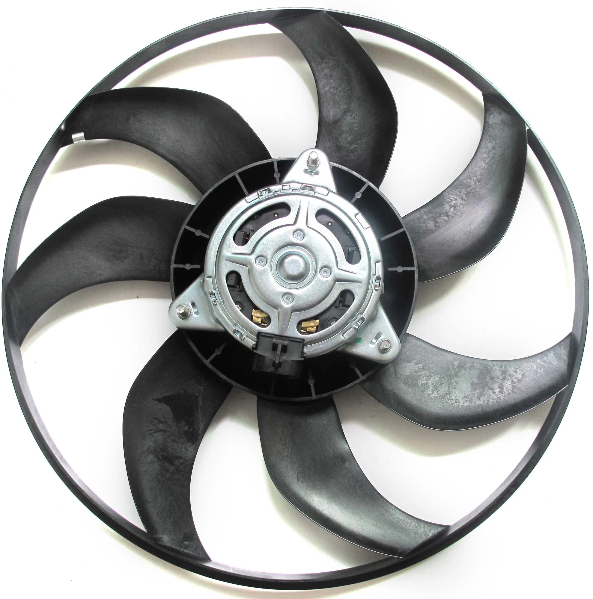 Ventilador elétrico de esfriamento montado (motor + roda de aletas) Opel Corsa X12