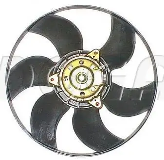 Ventilador elétrico de esfriamento montado (motor + roda de aletas) Renault Megane II EM0, EM1
