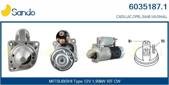 Motor de arranco Volkswagen Caddy 4 SAB, SAJ