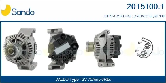 Gerador Opel Astra L67