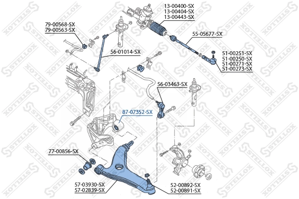 Сайлентблок передней подвески Seat Ibiza III хэтчбек (6L1) (2002 - 2009) цена, от 5.51 USD