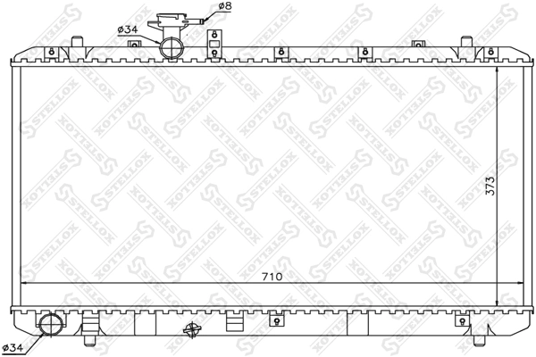 71742136 Fiat/Alfa/Lancia Радиатор основной