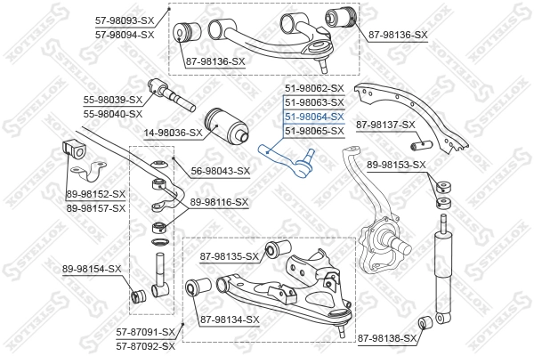 Наконечник рулевой тяги Central CET121L