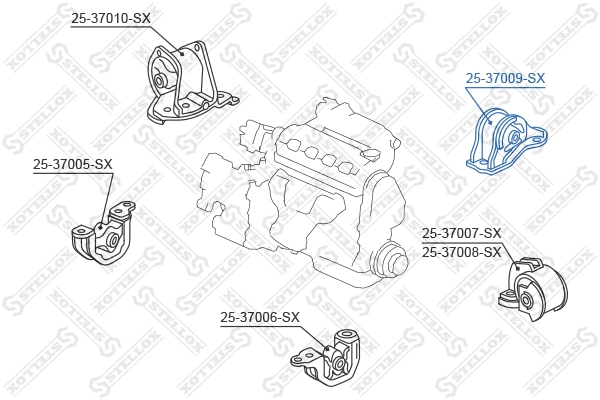 Задняя опора двигателя Corteco 49386476 цена, от 18.33 USD