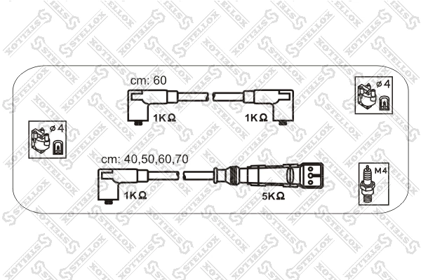 Провода зажигания Magneti Marelli MSK749 цена, от 31.07 USD