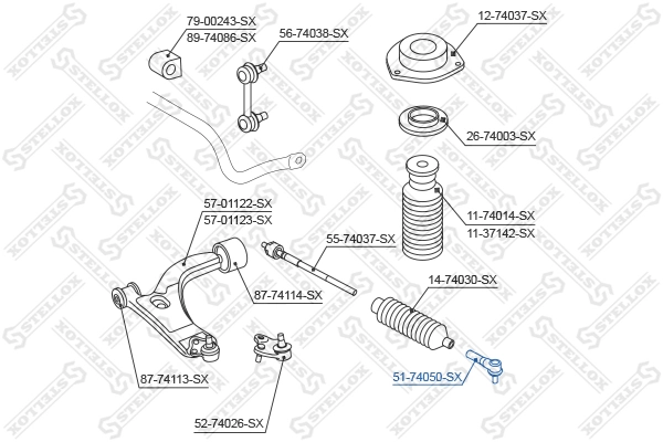 Рулевой наконечник Nissan Pathfinder внедорожник (R50) (1995 - 2004) цена, от 11.27 USD