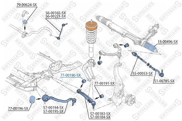 Сайлентблок передней подвески BMW 6771194 цена, от 8.72 USD
