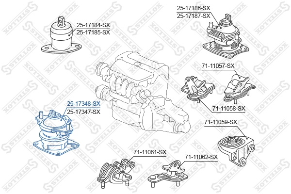 Гидроопора двигателя передняя Volvo 85104323 цена, от 67.43 USD
