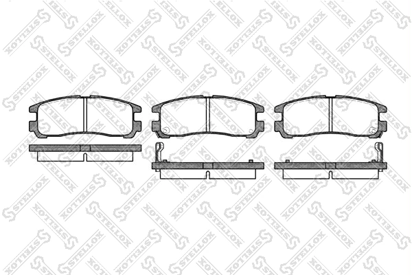 Купить 1016HP0004 Great Wall Колодки тормозные задние, дисковые