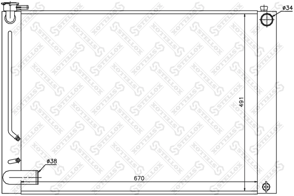 Радиатор охлаждения двигателя Lexus RX 300/330/350/400H внедорожник (U3) (2003 - 2008) цена, от 126.59 USD