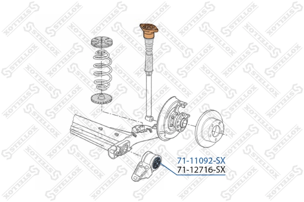 Сайлентблок заднего подрамника Ford Mondeo III седан (B4Y) (2000 - 2007) цена, от 10.76 USD