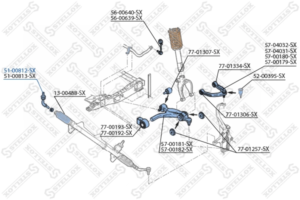 Рулевой наконечник Alfa Romeo 159 седан (939) (2005 - 2011) цена, от 20.16 USD