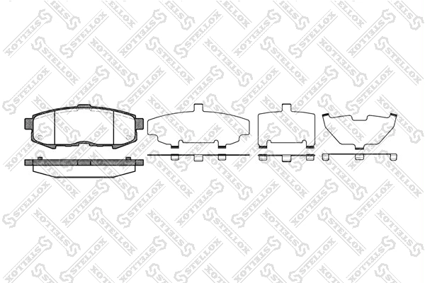  Задние тормозные колодки Mazda MPV 2