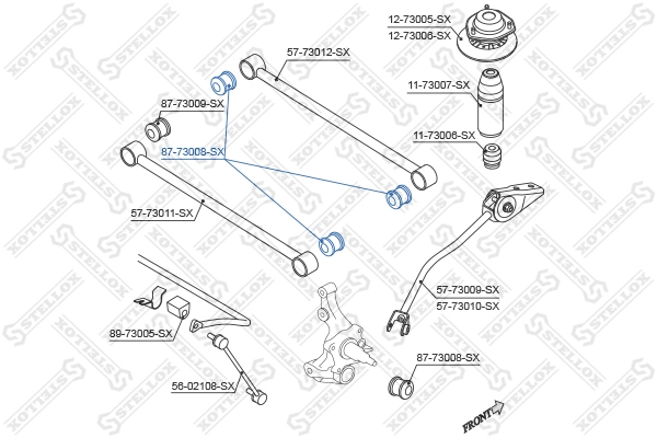 KG0700337PH KAP Сайлентблок цапфы